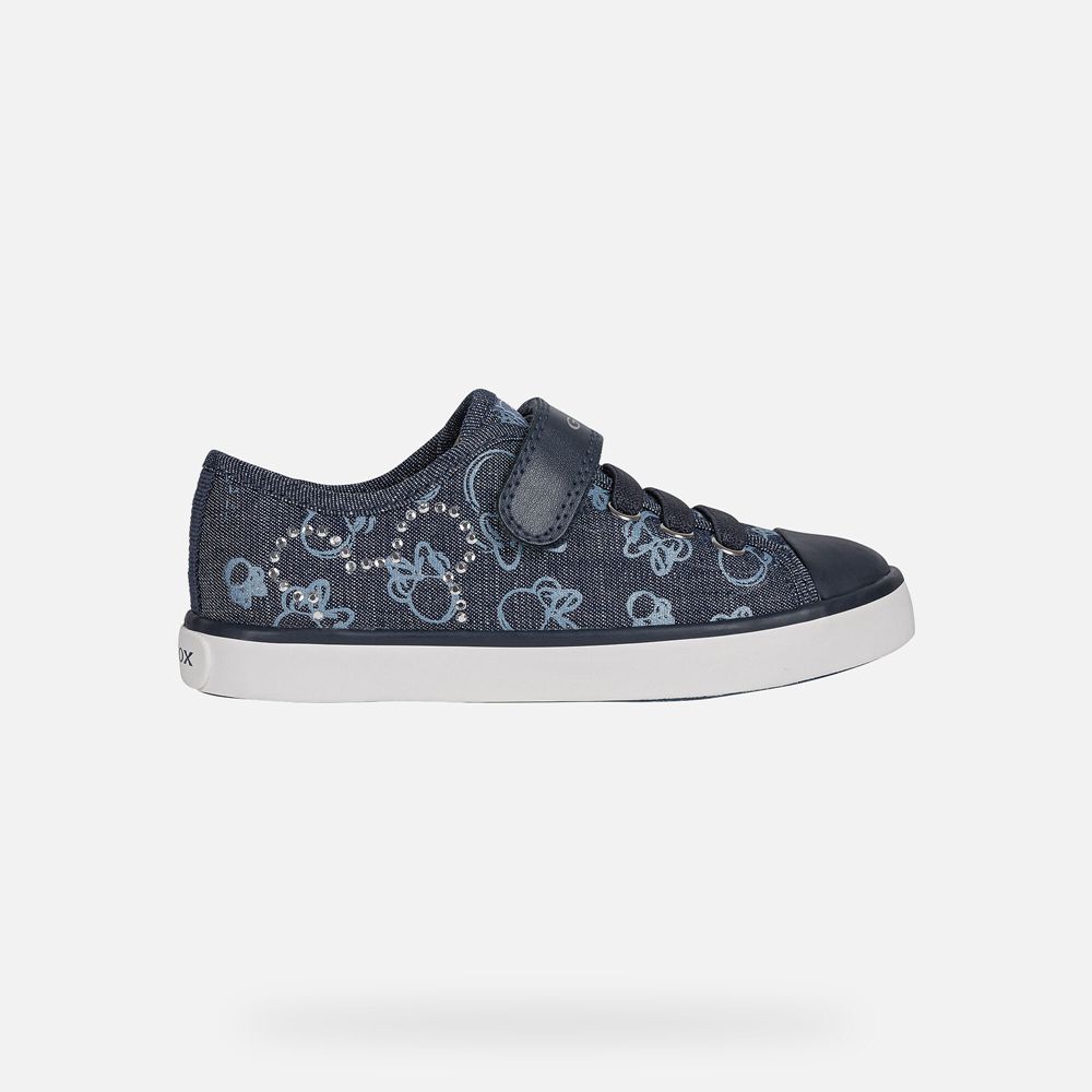 Geox Sneakers Dark Blue Ciak - Geox Girls Shoes - LZHNGW072